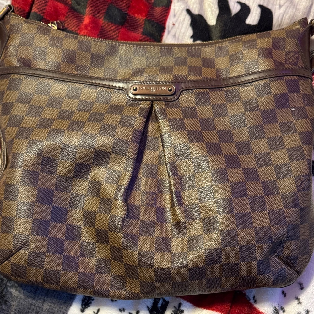Louis Vuitton Brown Checkered Shoulder Bag